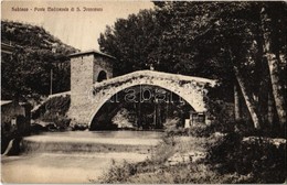 ** T2 Subiaco, Ponte Medioevale Di S. Francesco / Medieval Bridge - Unclassified