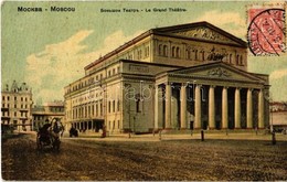 T2 1910 Moscow, Moscou; Le Grand Théatre / Theatre. TCV Card - Sin Clasificación