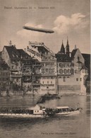 ** T2 Basel, Rhein Riverside, Alfred Kugler's Photographic Studio, Steamship, Airship - Non Classificati