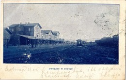 T2/T3 1902 Stryi, Stryj; Dworzec / Bahnhof / Railway Station, Ladder, Bridge (fa) - Ohne Zuordnung