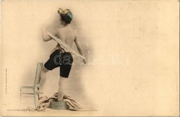 ** T2 Baigneuses. La Réaction. Edition Du Panorama De Paris 48. Rigler J. E. Rt. / Bathing Lady With Towel, Vintage Erot - Ohne Zuordnung