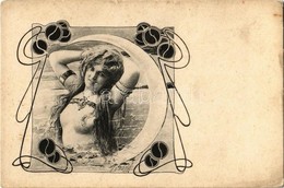** T2/T3 Art Nouveau Erotic Art Postcard. A.S.W. Collection 'Vlan' No. 892. S: Ch. Scolik (EK) - Sin Clasificación
