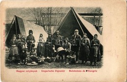 * T2/T3 Magyar Cigányok, Bádogos. Divald Adolf 26. / Ungarische Zigeuner / Bohémiens De Hongrie / Hungarian Gypsy Camp,  - Ohne Zuordnung