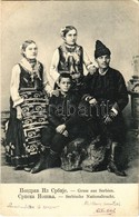 T2 1905 Serbische Nationaltracht / Seriban Folk Costumes, Folklore - Unclassified
