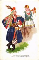 ** T2 Typy Ludowe Krakowskie / Types Polonais De Kraków / Polish Folk Costumes From Krakow, Folklore, Akropol 192/2 S: W - Sin Clasificación