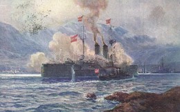 T2 Vernichtung Der Lovcen-Batterien Durch SMS Radetzky In Der Bocche Di Cattaro / K.u.K. Kriegsmarine, SMS Radetzky Batt - Sin Clasificación