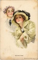 T2/T3 1914 'Welcome Home', Couple, Lady With Hat, Reinthal & Newman Water Color Series No. 387 (fl) - Zonder Classificatie
