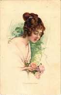* T2/T3 'Flourishing Roses', Lady With Flowers, WSSB 6513 S: Schilbach (fl) - Sin Clasificación