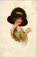 T2/T3 1911 Lady With Hat, No. 332 (fl) - Zonder Classificatie