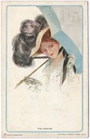 T2 'The Ambush', Lady With Hat, Umbrella, Reinthal & Newman Series 108 S: Harrison Fisher - Non Classés