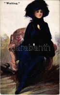 ** T2 'Waiting', Lady With Hat, No. 15644. S: W. Baribal - Unclassified