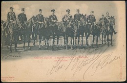 T3 Oficeri Streini La Manovrele De La Roman 1898 Octombre / Foreign Military Officers At Roman Maneuvers (r) - Zonder Classificatie