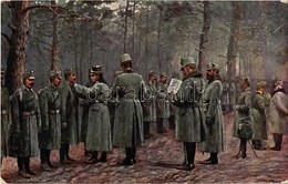 T2 1916 WWI Austro-Hungarian Military Art Postcard, Soldiers + K.k. Landwehrinfanterieregiment Wien Nr. 1. - Non Classificati