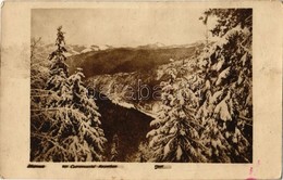 T2/T3 1917 Cheremosh-völgy A Kárpátokban Télen / Czeremosztal Karpathen / WWI K.u.K. Military, Ceremus Valley In The Car - Ohne Zuordnung