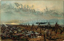 ** T2/T3 Le Reve / The Dream. French Military Art Postcard With Sleeping Soldiers. Litho S: Édouard Detaille (gluemark) - Ohne Zuordnung