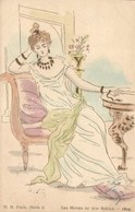 T3 1895 Lady In The Chair, Serie 1, Henri Boutet (kis Szakadás / Small Tear) - Sin Clasificación