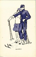 ** T2 Ski-Heil! Wintersport / Ski, Winter Sport Art Postcard. L.P. 104. Nr. 3. - Ohne Zuordnung