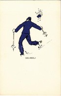 ** T2 Ski-Heil! Wintersport / Ski, Winter Sport Art Postcard. L.P. 104. Nr. 2. - Non Classés