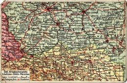 ** T3/T4 1916 Galizien-Lublin-Warschau. Postkarten Des Östlichen Kriegsschauplatzes. Nr. 3. Adolf Brandstätter / WWI Map - Sin Clasificación