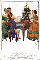 T2/T3 'Stastné A Veselé Vánoce A Vse Nejlepsi V Novém Roce!' / Christmas And New Year Greeting Card, Piano, Christmas Tr - Sin Clasificación