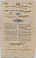 Budapest 1903. 'Pesti Magyar Kereskedelmi Bank' 4 1/2%-os Községi Kötvénye 500K-ról (3x), Szárazpecséttel és Szelvényekk - Ohne Zuordnung