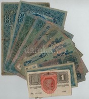 1902-1920. 14db-os Vegyes Magyar Korona Bankjegy Tétel T:III-IV - Ohne Zuordnung
