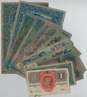 1902-1920. 14db-os Vegyes Magyar Korona Bankjegy Tétel T:III-IV - Non Classificati