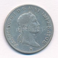 1833B 20Kr Ag 'I. Ferenc' (6,62g) T:2- 
Huszár: 1982., Unger III.: 1381.a - Sin Clasificación