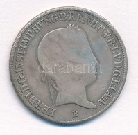 1841B 20Kr Ag 'V. Ferdinánd' (6,42g) T:3 Patina - Zonder Classificatie