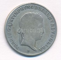 1842B 20kr Ag 'V. Ferdinánd' T:3 Fülnyom
Huszár: 2081., Unger III.:1419. - Sin Clasificación