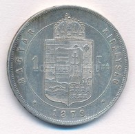 1879KB 1Ft Ag 'Ferenc József / Középcímer' T:1- Kis Patina 
Adamo M15 - Ohne Zuordnung