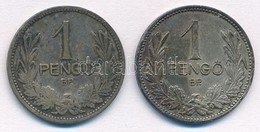 1927-1939. 1P Ag (2x) T:2,2- Patina Adamo P6 - Ohne Zuordnung