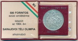 1984. 500Ft Ag 'Sarajevoi Téli Olimpia' Eredeti Tokban, Tanúsítvánnyal T:1 Adamo EM76 - Zonder Classificatie