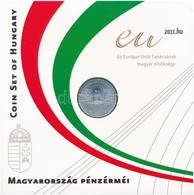 2011. 5Ft-200Ft (6xklf) Forgalmi Sor Szettben + 3000Ft Ag 'Az Európai Unió Tanácsának Magyar Elnöksége' Emlékére (10g/0. - Zonder Classificatie