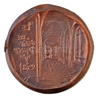 DN 'SZIE Ybl Miklós Műszaki Kar 1879 / Budapest Fővárosért Diplomadíj' Kétoldalas, öntött Br Plakett (~82-83mm) T:1- - Non Classés