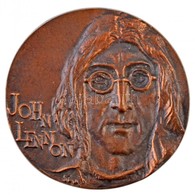 DN 'John Lennon' Egyoldalas Br Plakett. Szign.: SZM (73mm) T:1- - Zonder Classificatie