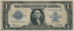 Amerikai Egyesült Államok 1923. 1$ 'H.V. Speelman - Frank White', Kék Pecsét 'Silver Certificate - Nagyméretű' T:III,III - Zonder Classificatie