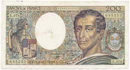 Franciaország 1990. 200Fr T:III
France 1990. 200 Francs C:F - Unclassified