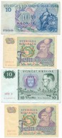 Svédország 1968. 10K 'Svéd Királyi Bank 1668-1968' Forgalmi Emlékkiadás + 1979. 5K + 10K + 1981. 5K T:III
Sweden 1968. 1 - Sin Clasificación