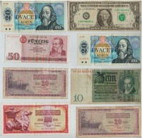 27db-os Vegyes Külföldi Bankjegy Tétel, Közte Csehszlovákia, Jugoszlávia, NDK T:vegyes
27pcs Of Various Banknotes, Inclu - Non Classés