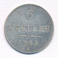 Ausztria 1849A 6kr Ag T:2 
Austria 1849A 6 Kreuzer Ag C:XF 
Krause KM#2200 - Ohne Zuordnung