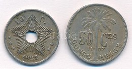 Belga-Kongó 1922. 10c Cu-Ni + 1927. 50c Cu-Ni T:2,2-
Belgian Congo 1922. 10 Centimes Cu-Ni + 1927. 50 Centimes Cu-Ni C:X - Zonder Classificatie