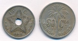 Belga-Kongó 1922. 10c Cu-Ni + 1927. 50c Cu-Ni T:2,2-
Belgian Congo 1922. 10 Centimes Cu-Ni + 1927. 50 Centimes Cu-Ni C:X - Unclassified