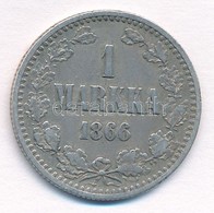 Finnország 1866. 1M Ag 'II. Sándor' T:2- 
Finland 1866. 1 Markka Ag 'Alexander II' C:VF
Krause KM#3.1 - Unclassified