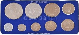 Jamaika 1977. 1c-10$ (9xklf), Közte Az 5$ és 10$ Ag Eredeti Dísztokban, Lezárva T:PP 
Jamaica 1977. 1 Cent - 10 Dollars  - Zonder Classificatie
