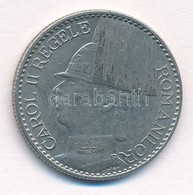 Románia 1937. 50L Ni 'II. Károly' T:1- 
Romania 1937. 50 Lei Ni 'Carol II' C:AU 
Krause KM#50 - Non Classés