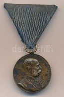 1898. 'Jubileumi Emlékérem Fegyveres Erő Számára / Signum Memoriae (AVSTR)' Br Kitüntetés Nem Saját Mellszalaggal T:2
 H - Andere & Zonder Classificatie