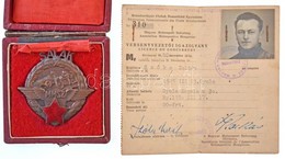 ~1950. 'MMSZ Magyar Motoros Szövetség' Br Jelvény Eredeti, Sérült Tokban (53,5x62mm) + 1950. 'Motorkerékpár Clubok Nemze - Sin Clasificación