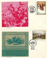 1977 - ROMANIAN INDEPENDENCE CENTENNIAL - DIFFERENT CANCELLATIONS - Maximum Cards & Covers