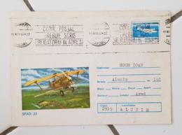 ROUMANIE Avions, Avion, Plane, ENTIER POSTAL Ayant Circulé  1982. SPAD 33 - Airplanes